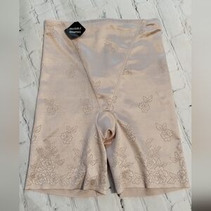 Flexees Floral Nude Shapewear Shorts
